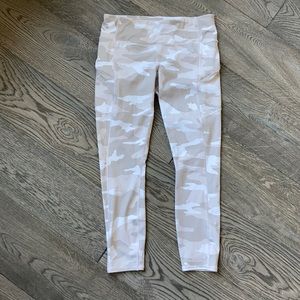 White Camo Athleta Leggings